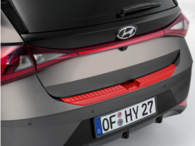 Rear bumper trim line, tomato red, i20 BC3
