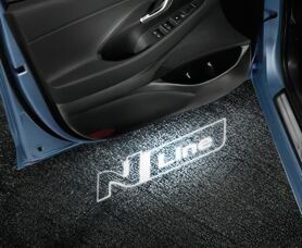 LED door projection front, N-Line logo