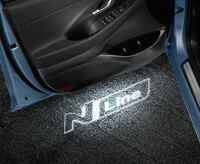 LED door projection front, N-Line logo