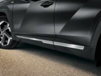 Side trim line, brushed aluminium optic, Tucson NX4