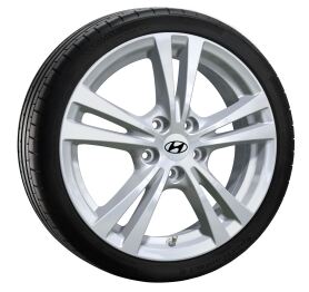 Hyundai Tucson NX4 winter complete wheel, HMD01 7x17 ET43,5 + Hankook W330A + TPMS