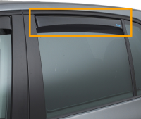 Windabweiser Satz hinten - schwarz, Santa Fe TM