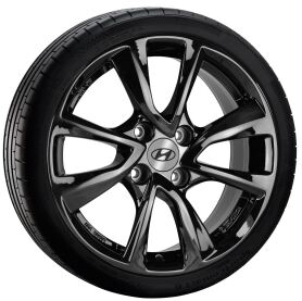 Hyundai i10 (AC3) winter complete wheel, Depan Black, 5,5x14 ET47 + Kumho WP52