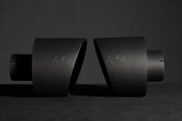Tailpipes black - with N logo - 139mm, i30N facelift