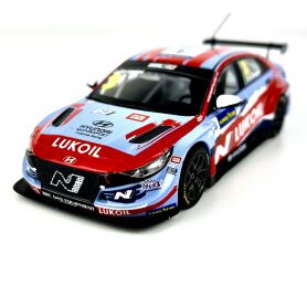 Hyundai model car, Elantra N TCR No. 3 2021 1:43