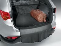 Rear bumper protection mat