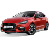 Hyundai Embleme schwarz - Set Front & Heck, i30PD Hatchback Facelift
