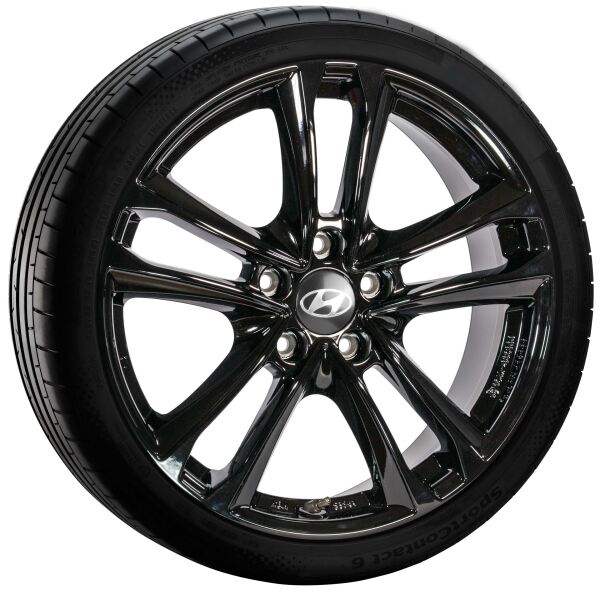 Hyundai Tucson NX4 Winter complete wheel, Padang Black, 7,5x19