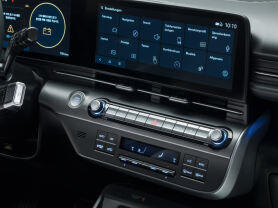 Dashboard inlay - Piano Black, KONA SX2