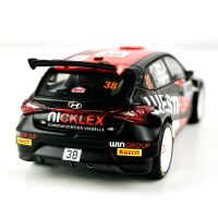 Hyundai model car, i20N Rally2 No. 38 2023 1:43
