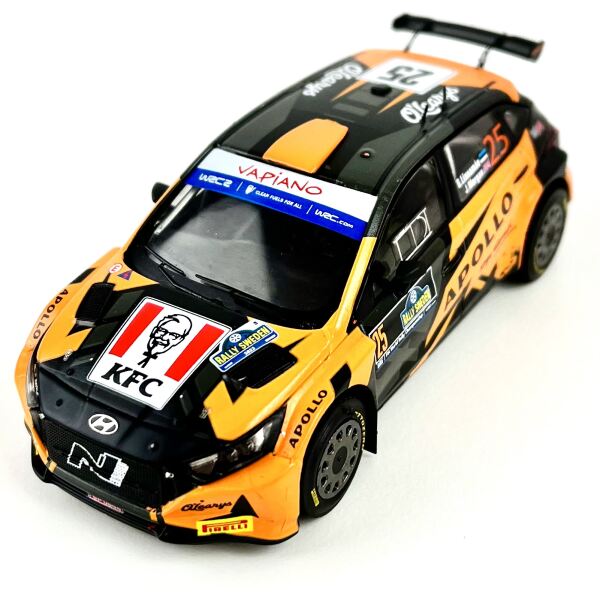 Hyundai Model Car i20N Rally2 No. 25 2023 1:43 – Authentic