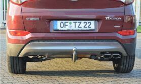 Tow bar swivelling, Tucson TLE