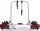 Bike carrier, 2 bikes for tow bar