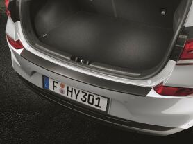 Rear bumper protection foil, black, i30 PD