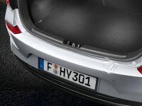 Rear bumper protection foil, transparent, i30 PD