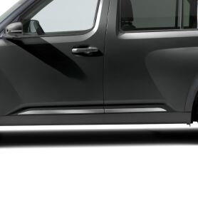 Seitenleisten - gebürstetes Aluminium optik, INSTER