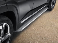 Side steps, rugged, with grey accent, Tucson NX4