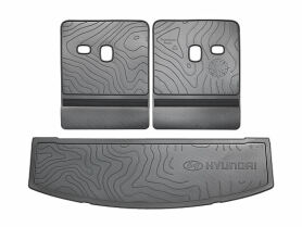 Kofferraum Formschalenmatte mit Erweiterung, SANTA FE MX5 - 6+7 Sitzer