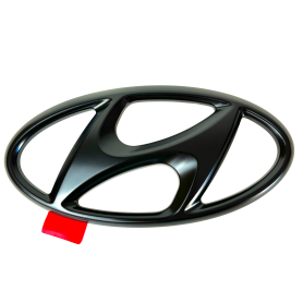 Hyundai Emblems matte black - Set front & rear, i30N Hatchback