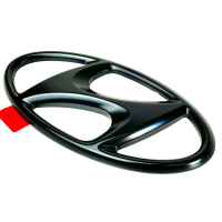 Hyundai Emblems matte black - Set front & rear, i30N...