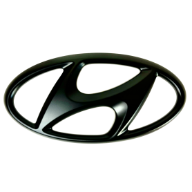 Hyundai Embleme schwarz matt - Set Front & Heck, i30N Fastback