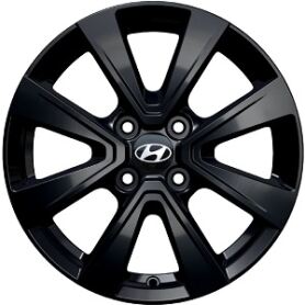 Hyundai INSTER Winterkomplettrad, Bijarim Black, 5,5x15 ET41 + Kumho WP52