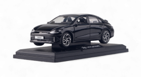 Hyundai model car, IONIQ 6 abyss Black Pearl 1:38