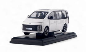 Hyundai model car, STARIA atlas white 1:38