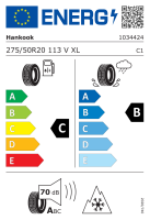 Hyundai IONIQ 9 Winterkomplettrad, Tajam Bicolor 8x20 ET 58,5 + HANKOOK ION I*CEPT + TPMS