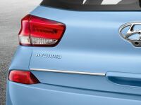 Tailgate trim line stainless steel i30 PD