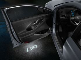 LED Türprojektion mit i30 Logo, i30 PD