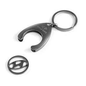 Hyundai Schlüsselanhänger mit Einkaufswagenchip
