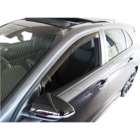 Wind deflectors front - black, i30 PD