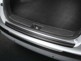 Rear bumper protection foil, black, i30 PD cw