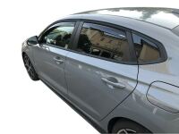 Wind deflectors front - black, I30 PD Fastback