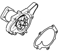 Wasserpumpe i10 1,1 Modell PA Baujahr 03/2008 bis 10/2013