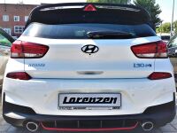 Hyundai Emblems black - Set front & rear, i30N Hatchback