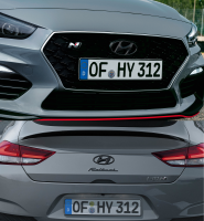 Hyundai Emblems black - Set front & rear, i30N Fastback