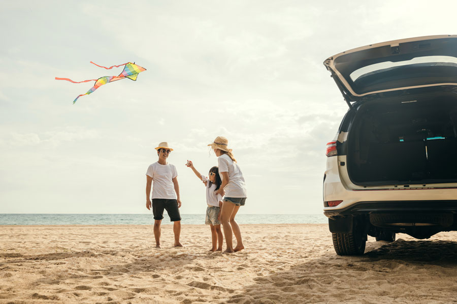 Familienurlaub mit dem Auto